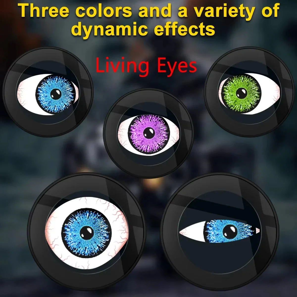 3D Devil Eye LED Motorcycle Decorative Light | 5V–36V Kit