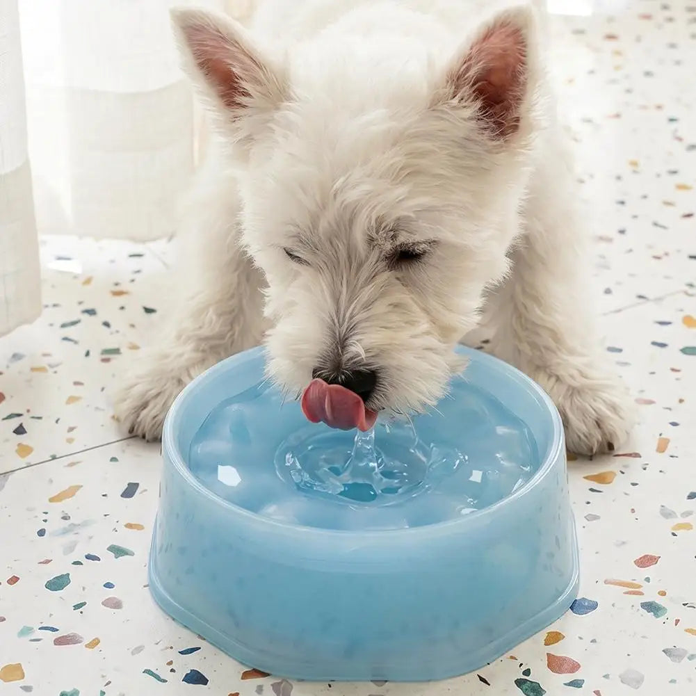 Floating Dog Water Bowl | No-Slip Slow Feeder for Cats & Dogs