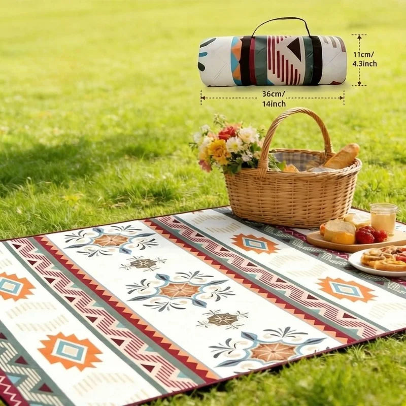 Waterproof Camping Picnic Blanket – Foldable Outdoor Beach Mat