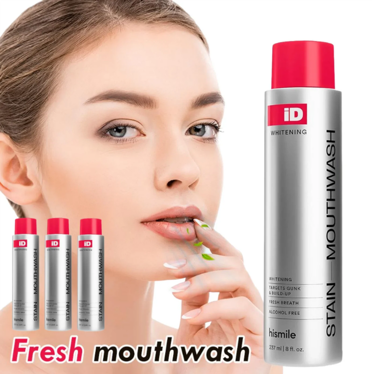 Brightening Mouthwash | Stain Removal, Alcohol-Free, 237ml
