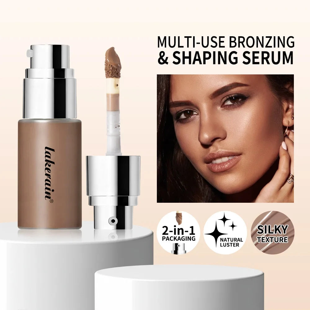 Bronzing Contouring Serum Foundation | Hydrating Concealer
