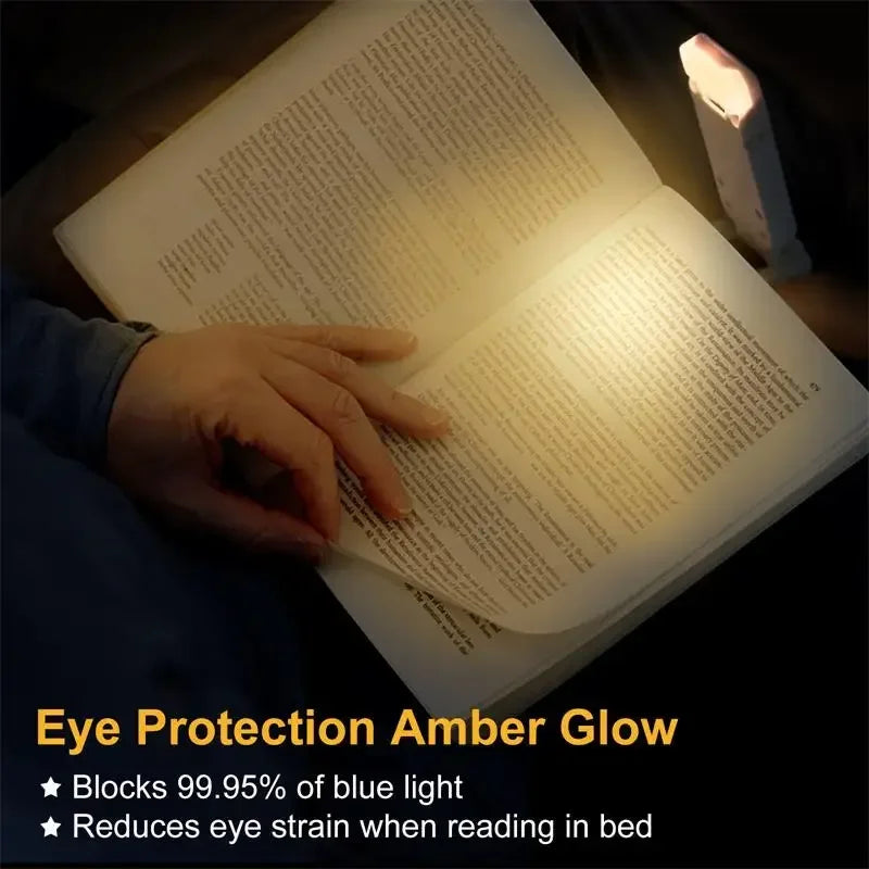 LED Clip-On Book Light | USB Rechargeable, 9 Modes, Kids