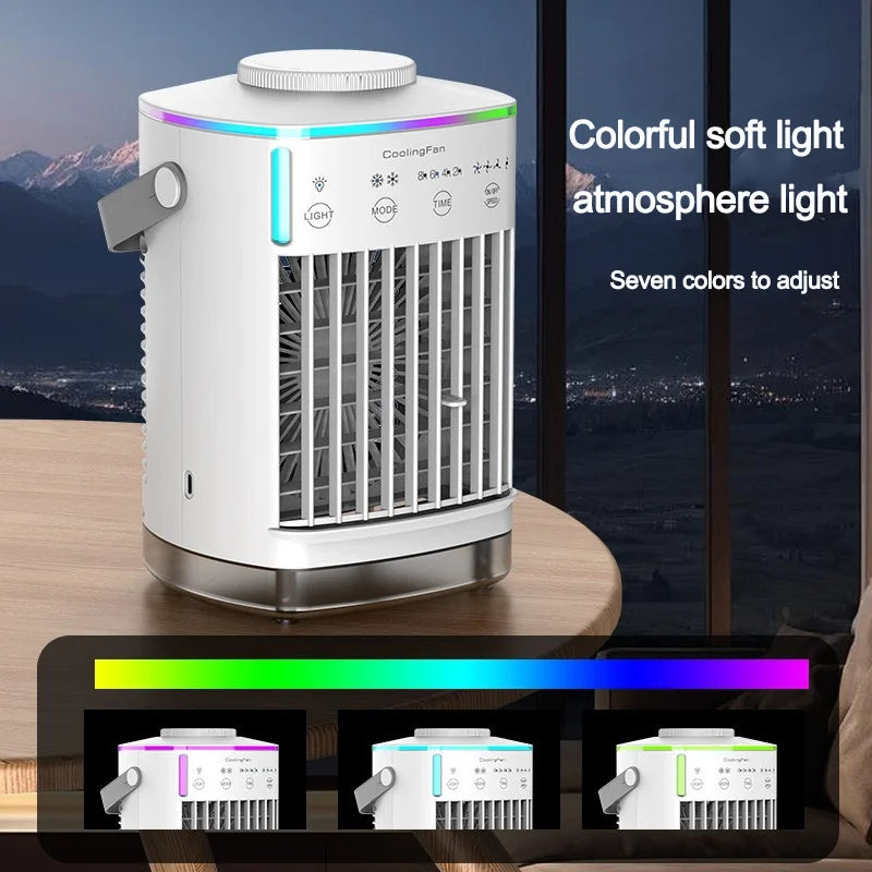URGGU Portable Desktop Misting Fan – 700ml USB Spray Cooler