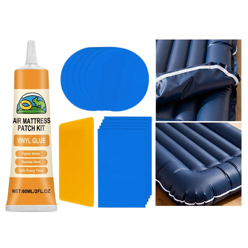 Inflatable Repair Kit – Waterproof Patches & Adhesive | 12-Piece