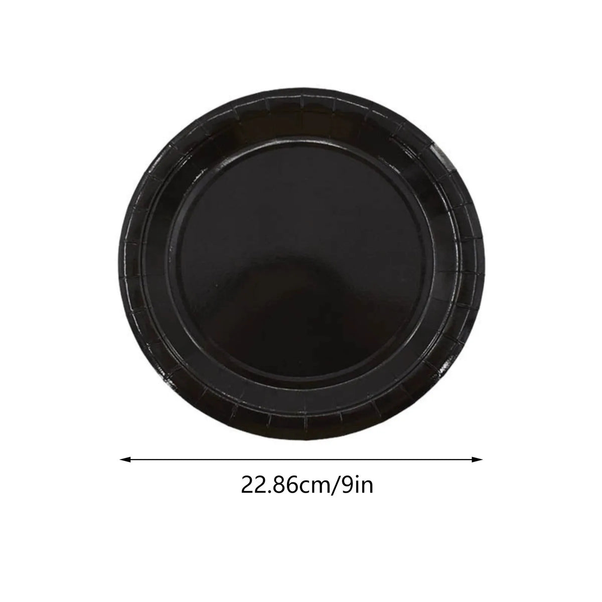9-Inch Disposable Paper Plates for Parties – Pack of 10