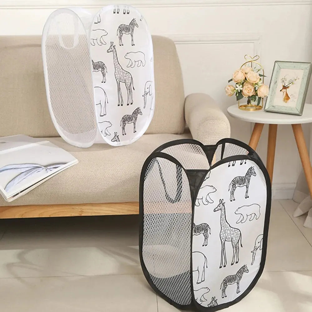 Large Laundry & Storage Basket – Eco-Friendly Mesh Organizer