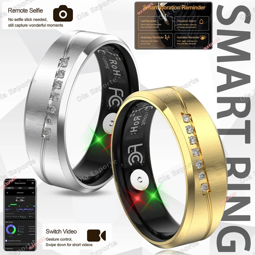 Ola Esporte Smart Ring | Heart Rate, Sleep & Health Monitor
