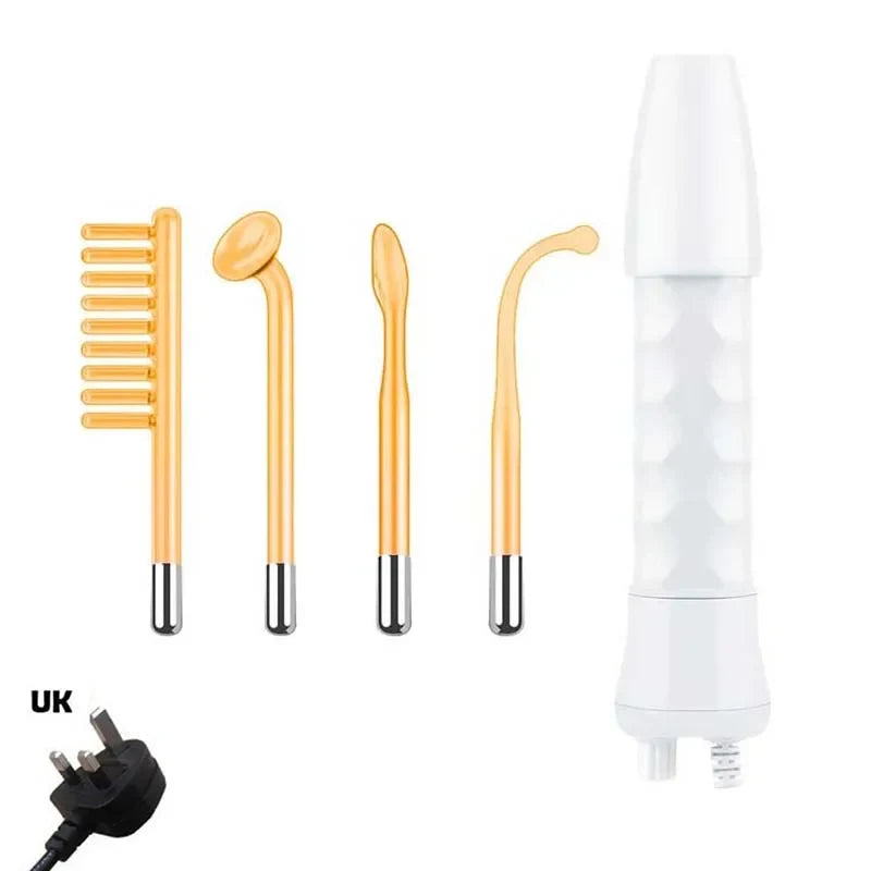 5-in-1 Portable High Frequency Facial Wand Set | 4 Electrodes
