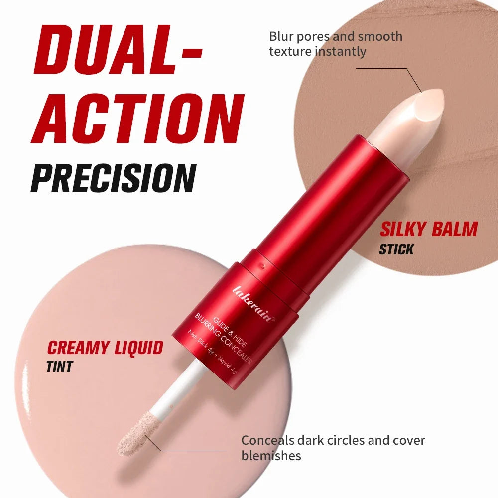 GlideHide 2-in-1 Blurring Concealer – Liquid Tint & Balm Stick