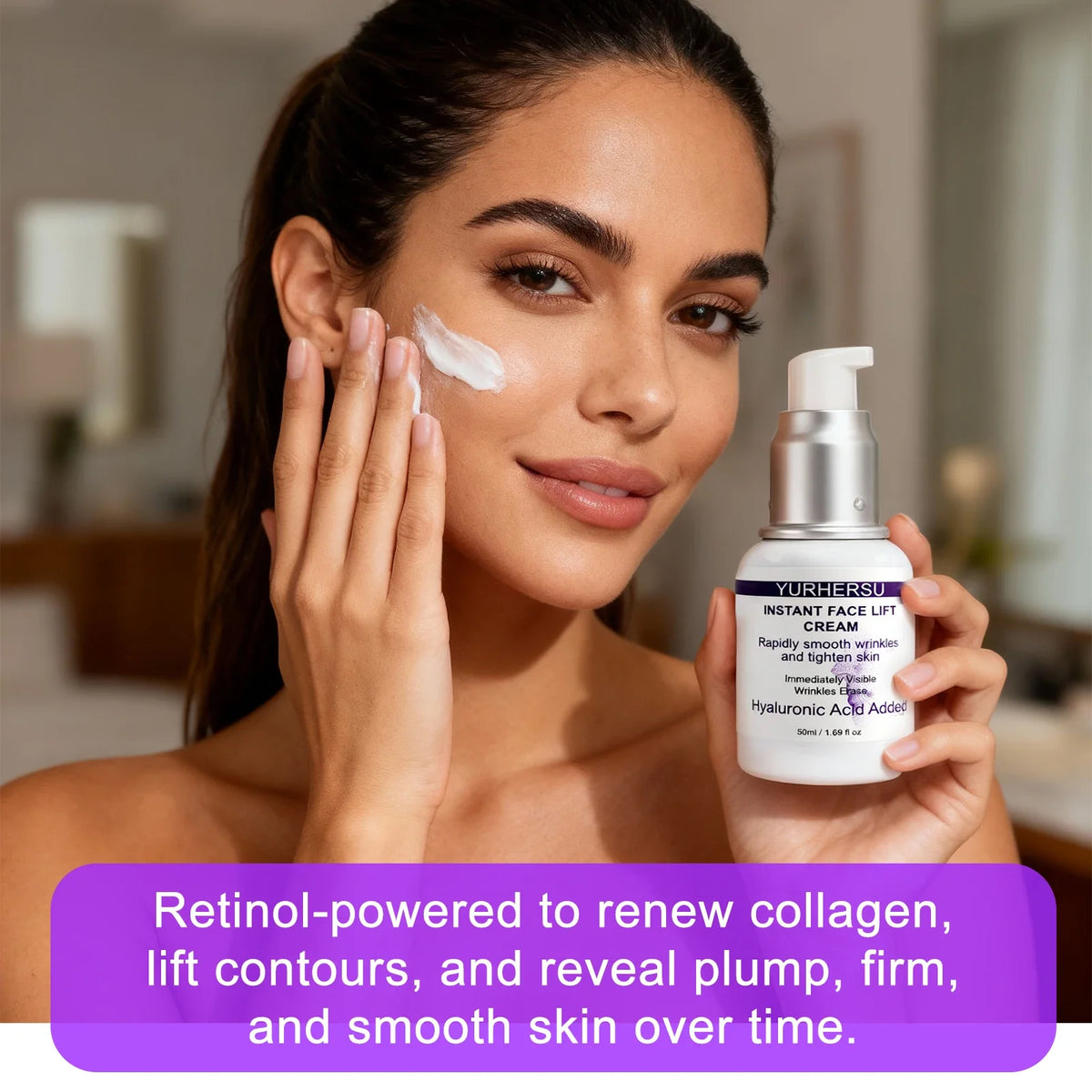 YURHERSU Retinol Tightening Cream – Face & Neck Day Night