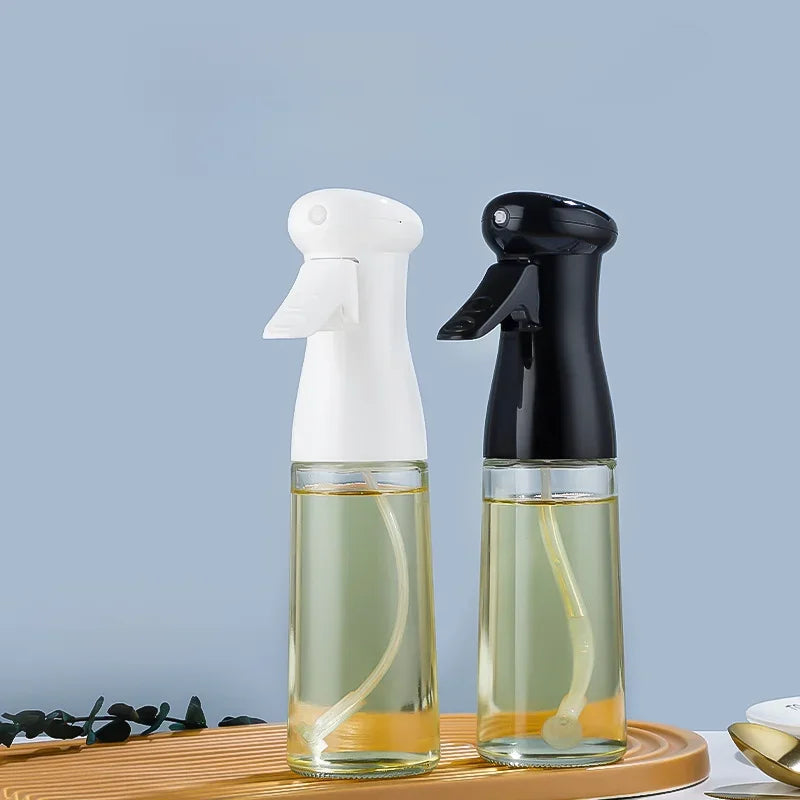 Kitchen Oil Spray Bottle – Transparent Leak-Proof Dispenser