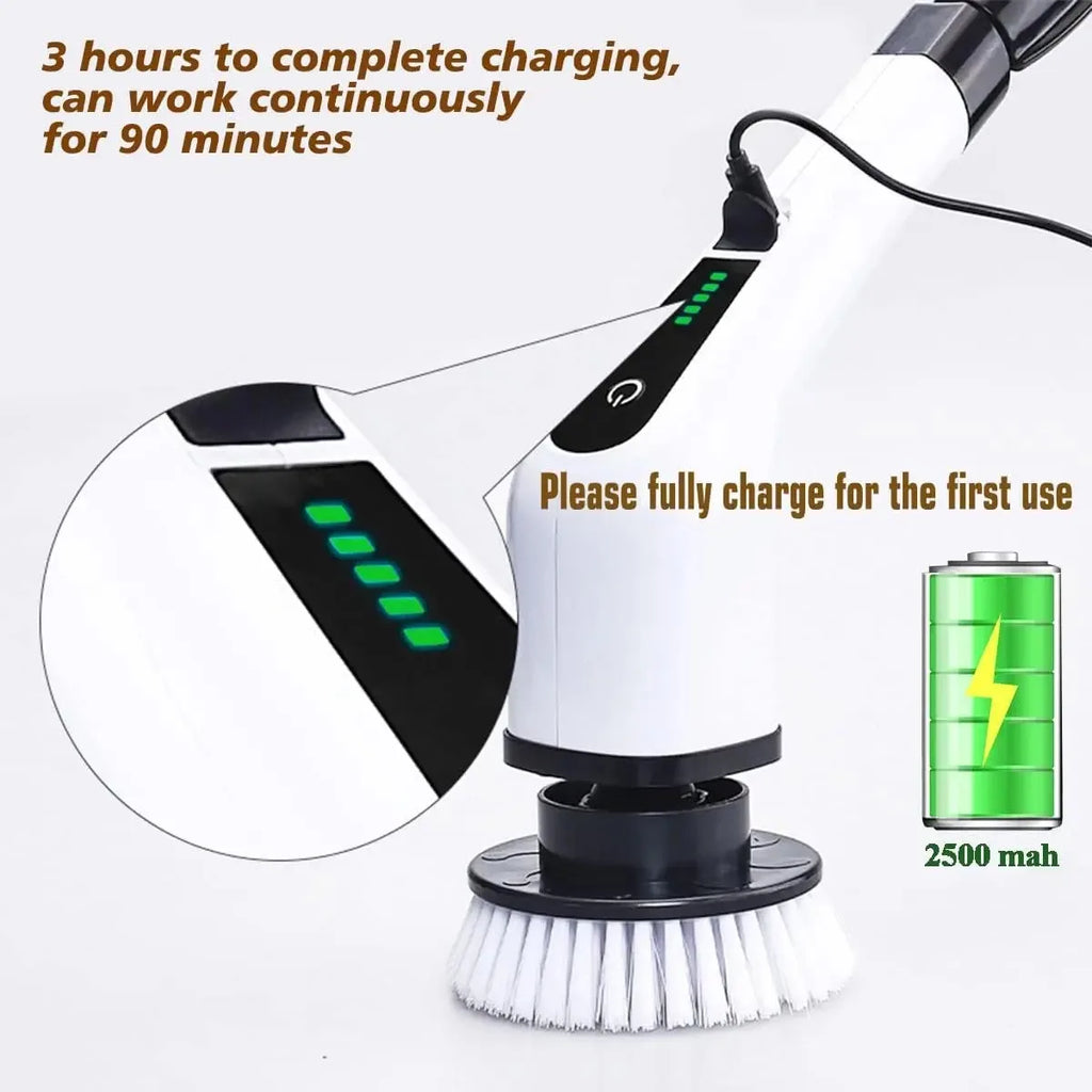 Cordless Electric Spin Scrubber | Multipurpose Cleaning Brush