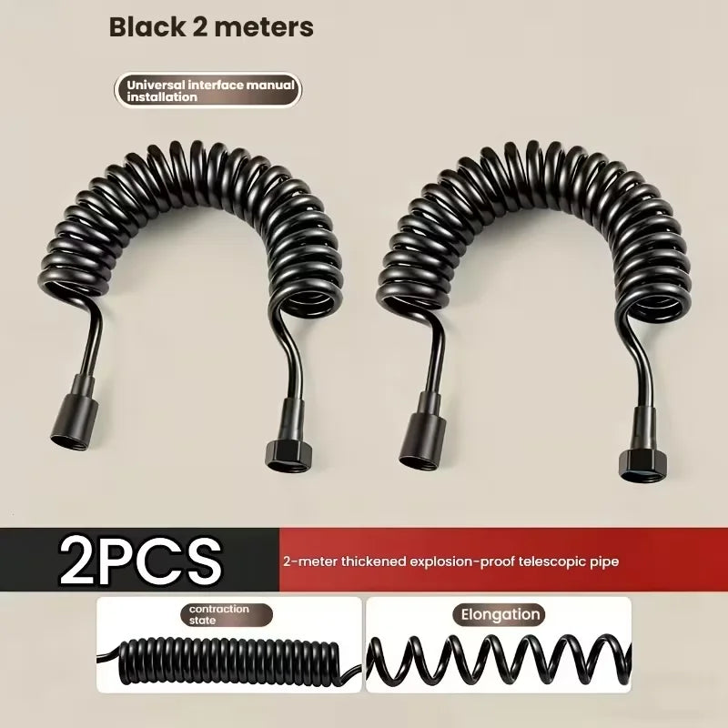 2-Pack Bidet Spray Gun + Spring Coil Hose | Bathroom Hygiene