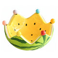 Watermelon Ceramic Fruit Bowl with Forks – Large Capacity