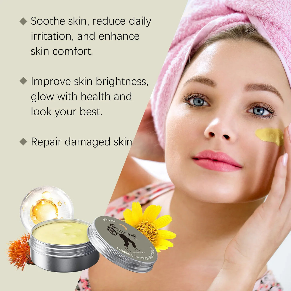 Ximonth Vitamin E Night Cream – Hydration & Collagen Boost 50g
