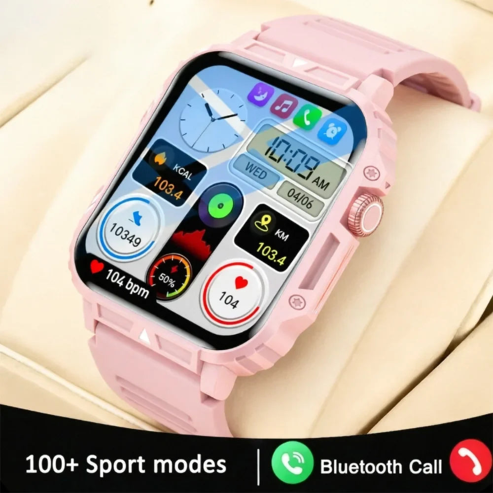 2026 Smartwatch Men Smart Watch Health Monitor BT Call Fitness IP68