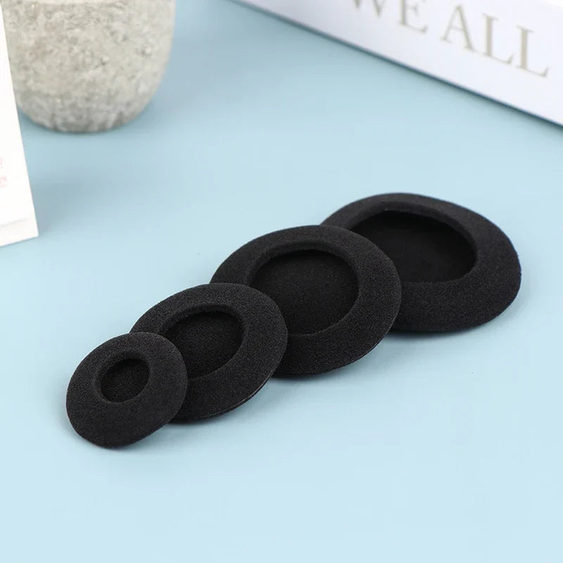 10-Pack Foam Ear Pads for Earhook Headphones – 35 to 60mm