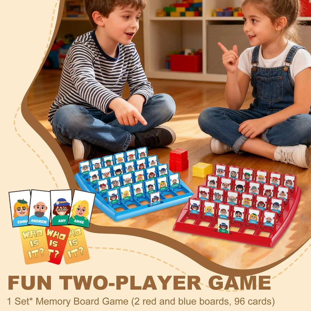 Guess Who I Am Memory Logic Board Game – Family & Kids