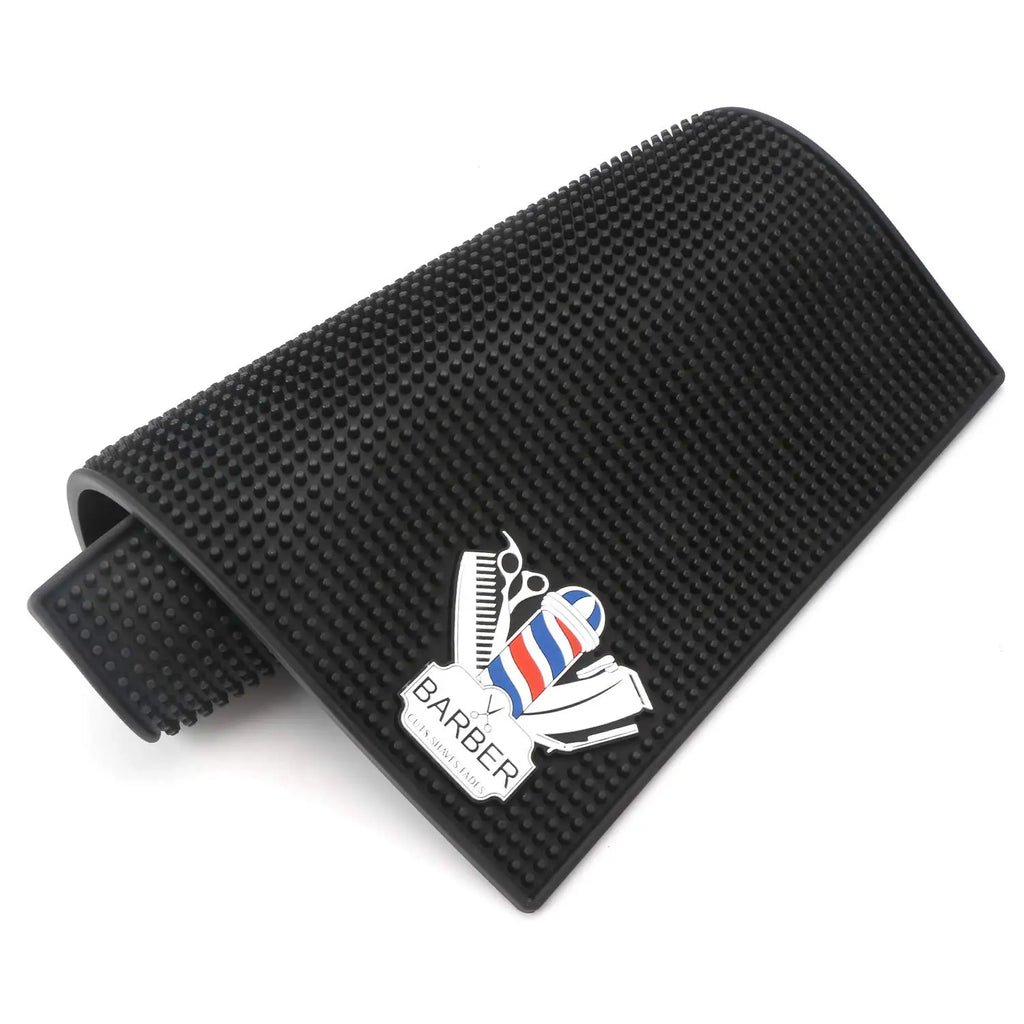 Silicone Non-Slip Barber Station Mat | Salon Tool Organizer