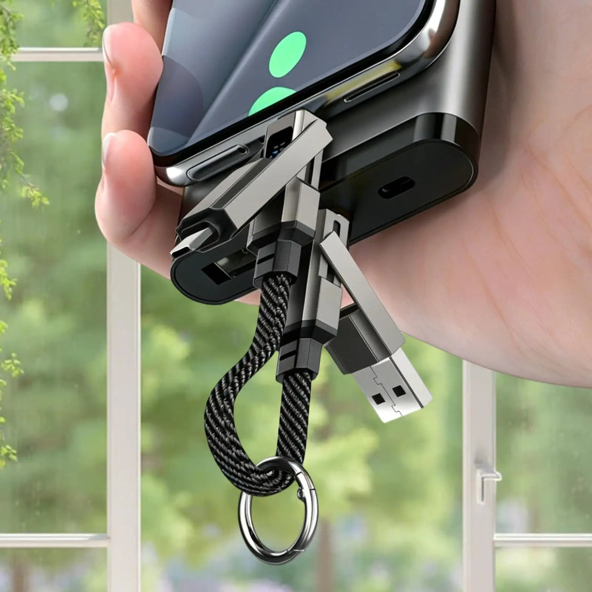 USB C Keychain Portable 1 65W Short Charger Cord Fast Charging Cable