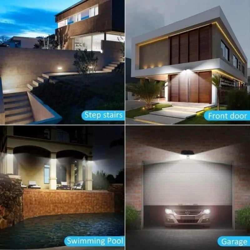 Solar LED Motion Sensor Outdoor Wall Light | IP44 Waterproof