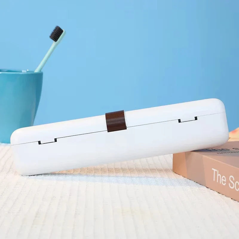 Portable UV Toothbrush Sanitizer & Dryer Case | Travel