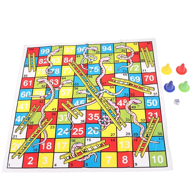 Snakes & Ladders Board Game – Educational Kids Family Game