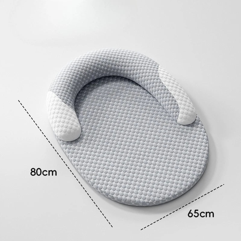 Cooling Raised Edge Pet Bed – Non-Slip Washable Dog & Cat Bed