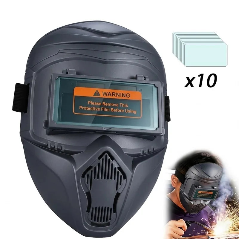True Color Auto-Darkening Welding Helmet | Flip-Up Goggles