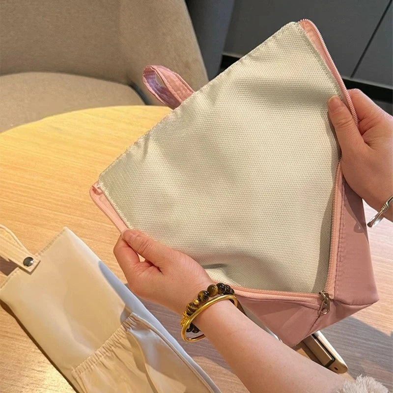Portable Curling Iron Storage Bag Hair Dryer Travel Reusable Zippered