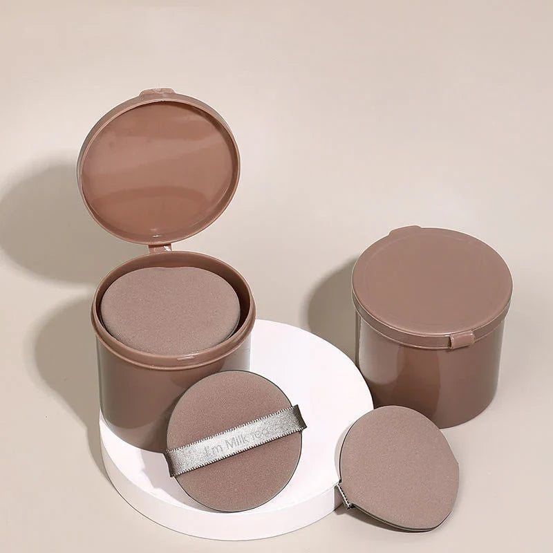 7-Piece Strawberry Makeup Sponge Puff Set – Wet & Dry Use