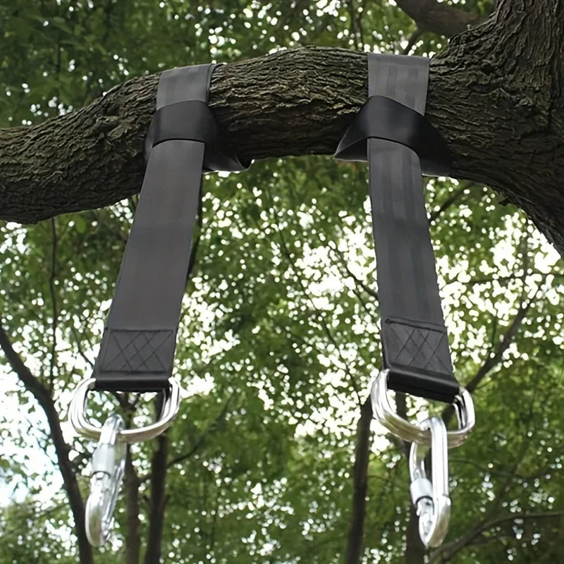 Camping Hammock Straps with Safety Locks – Nylon Slings