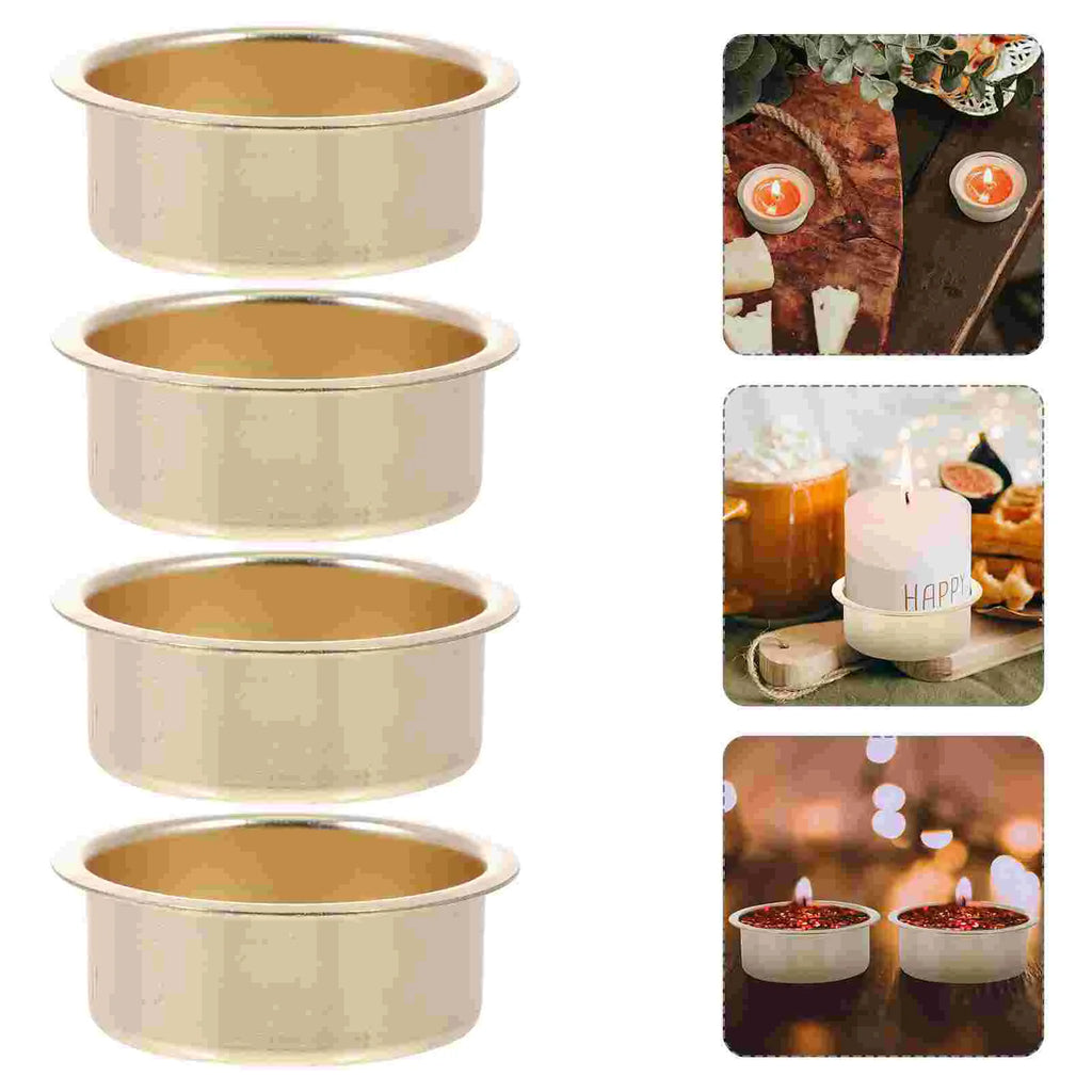 Halloween Metal Cups Cup Tin Votive Mini Candlestick Holders Party