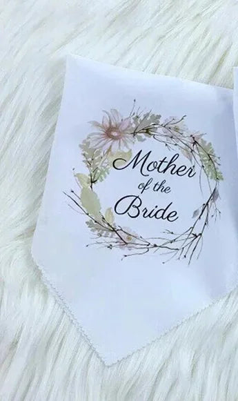 Mother & Father of the Bride Handkerchief | Wedding Gift