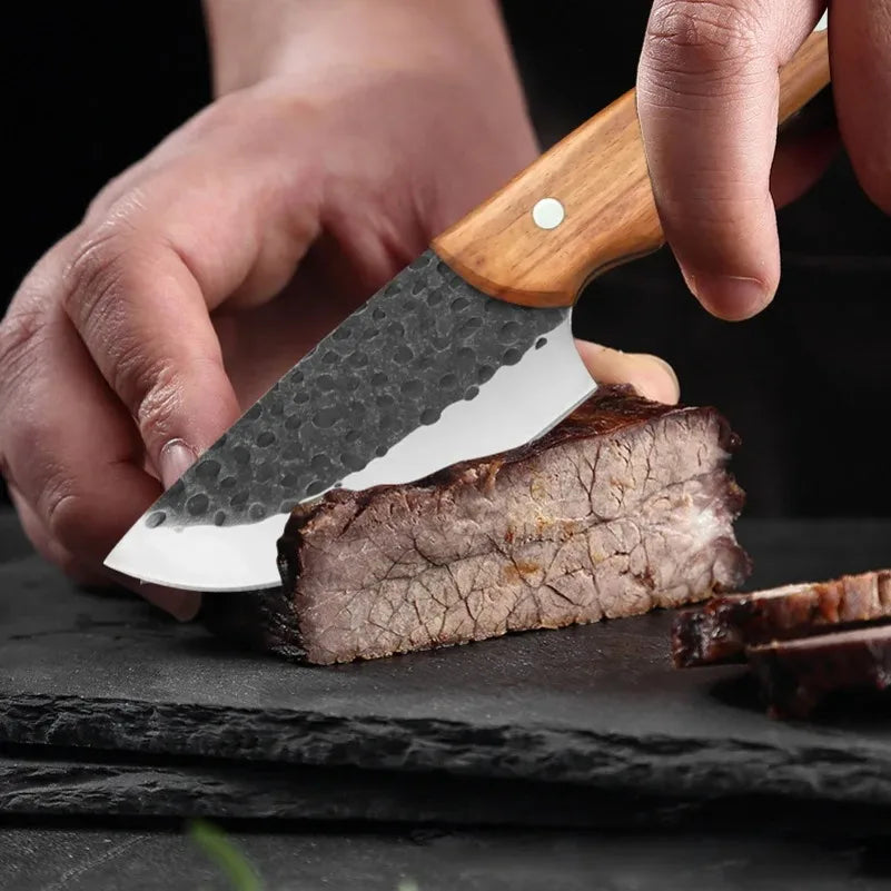InLeung Forged Stainless Steel Boning Knife – Sharp Butcher Cleaver