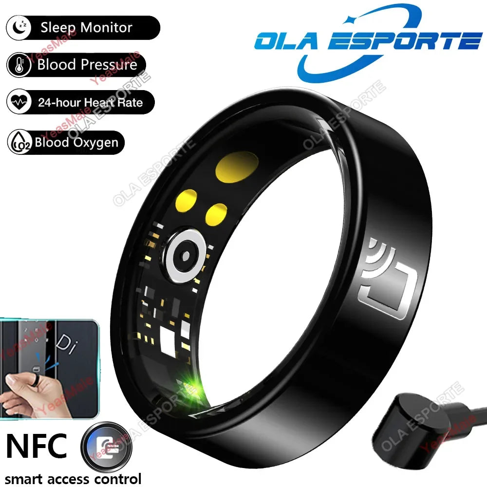 Smart Ring NFC Heart Rate Health Monitor Smartring Men Women 5TAM