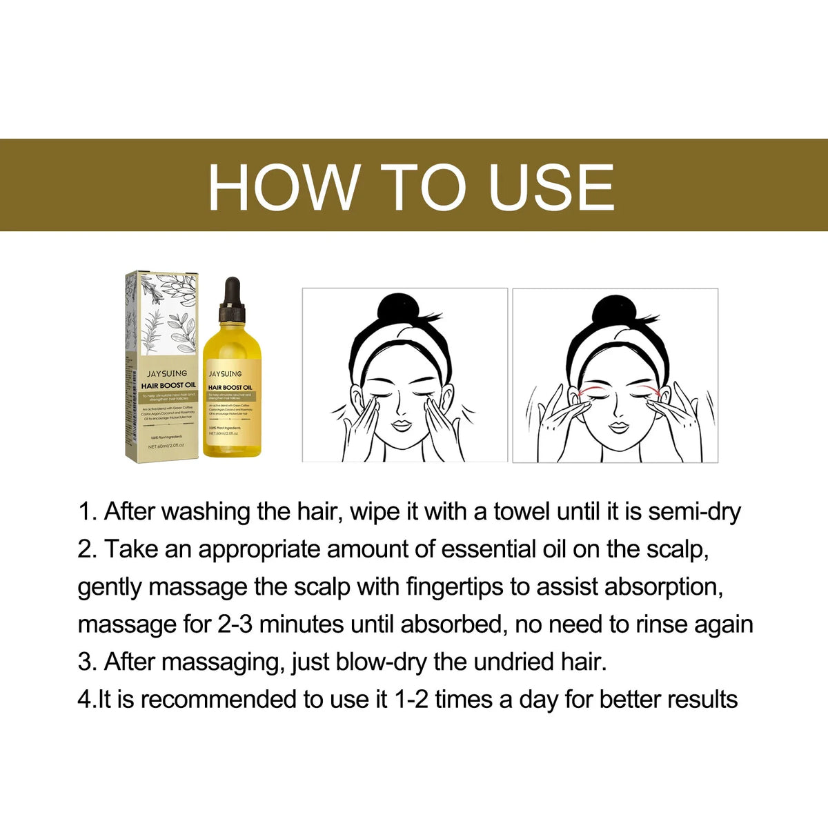 Rosemary Hair Growth Oil – Thicken, Strengthen & Repair 60ml