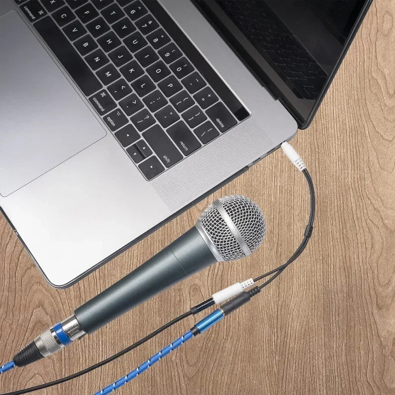 Stereo Audio 1Male 2 Female Headphone Mic TRRS Y Splitter Cable