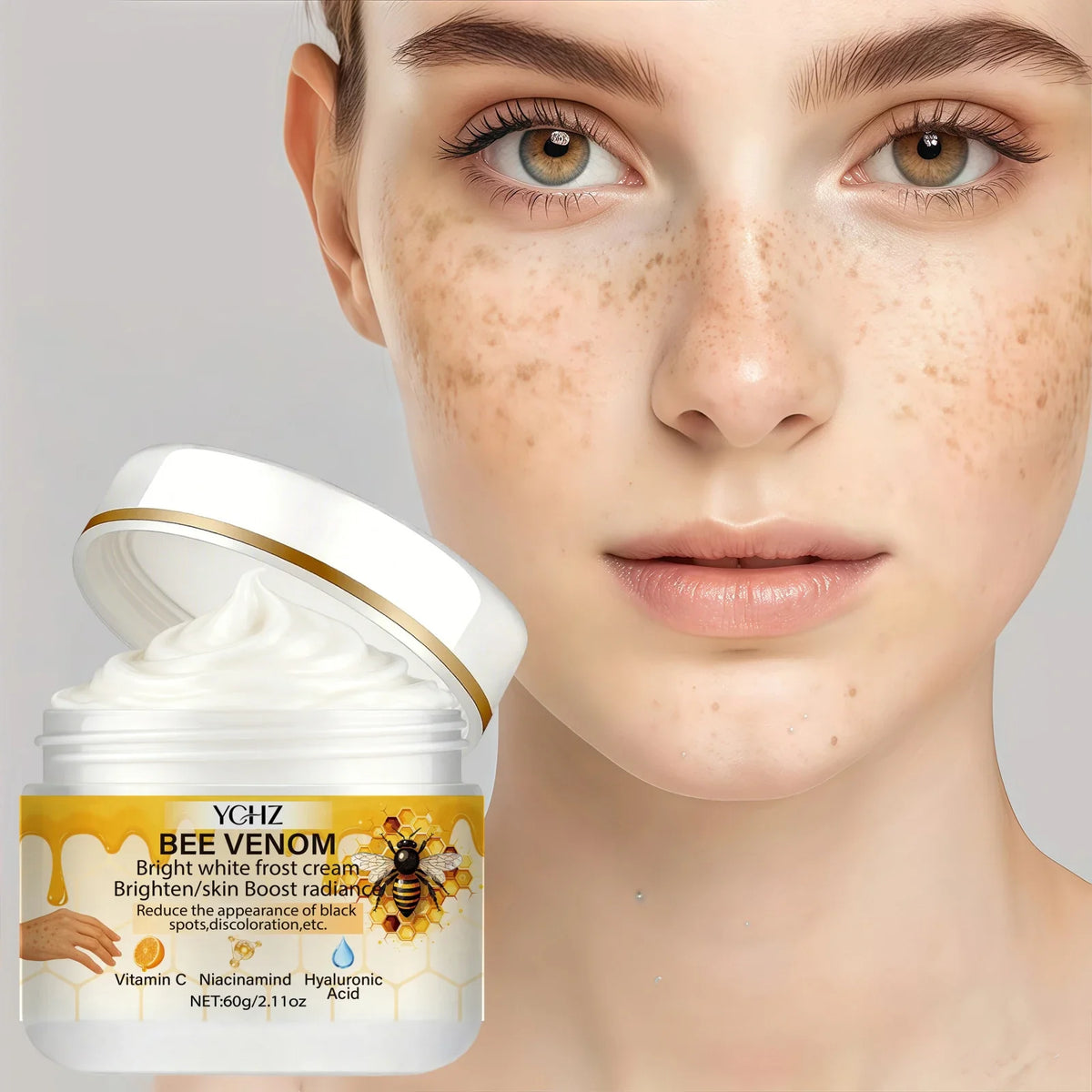 YCHZ Bee Venom Brightening Cream – Even Skin Tone | 60g