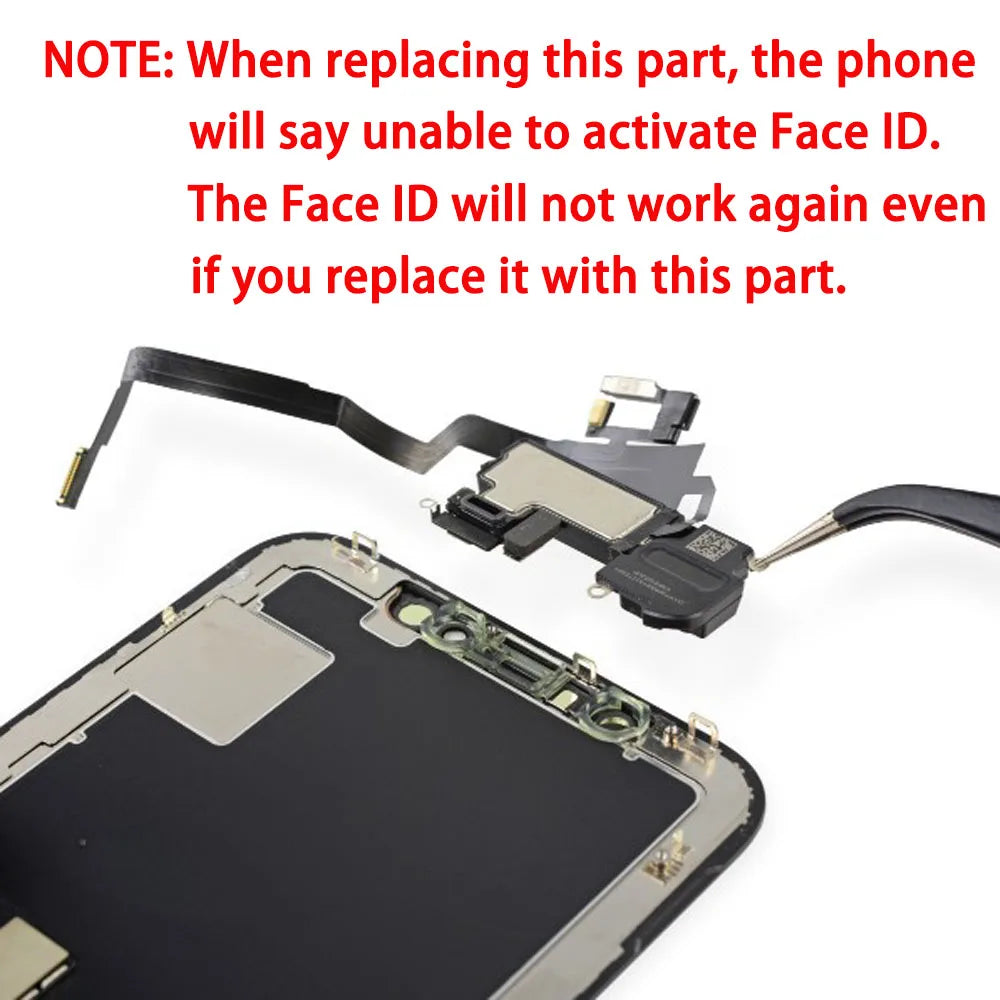 Ear Speaker Flex Cable Replacement for iPhone X XR XS Max