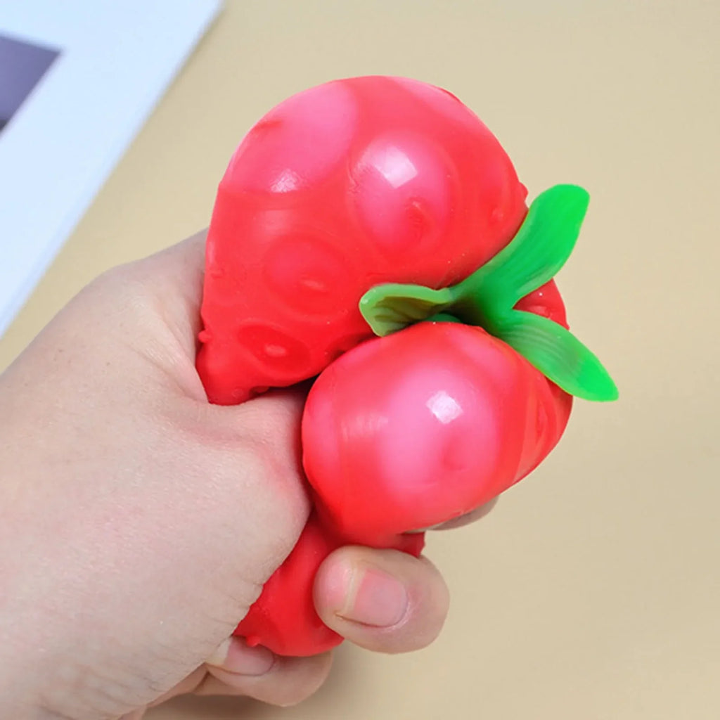 Strawberry Squishy Toy – Slow Rising Sensory Fidget Squeeze Toy