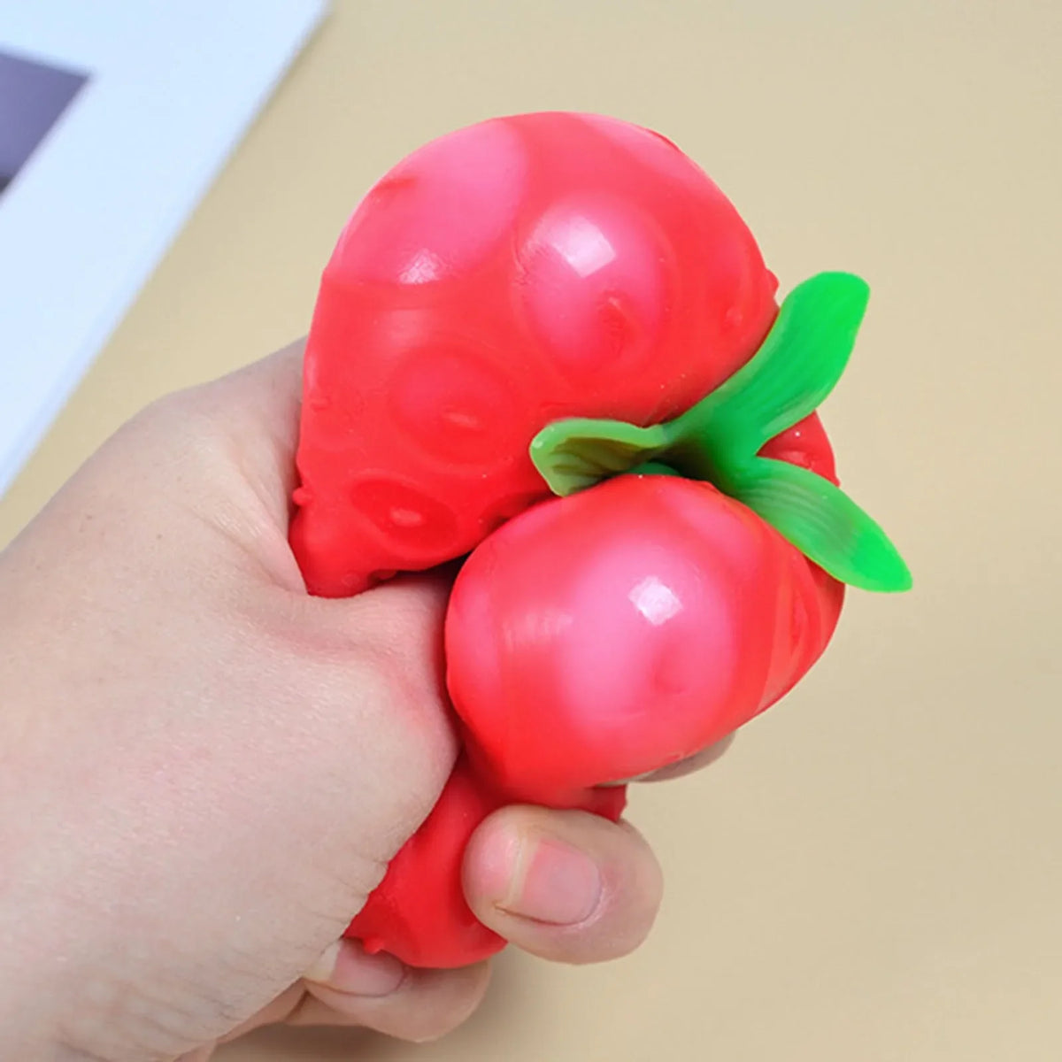 Strawberry Squishy Toy – Slow Rising Sensory Fidget Squeeze Toy
