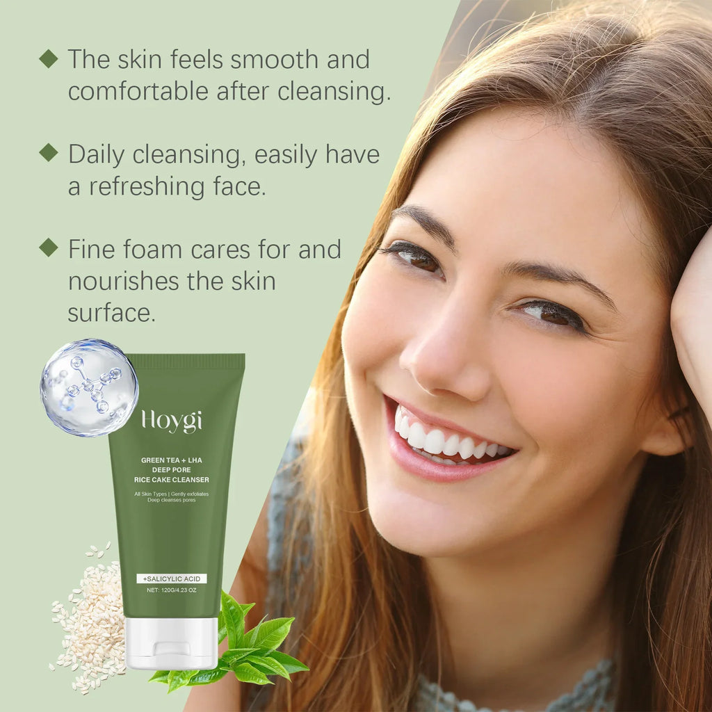 Green Tea Salicylic Acid Face Wash – Pore Refining Cleanser