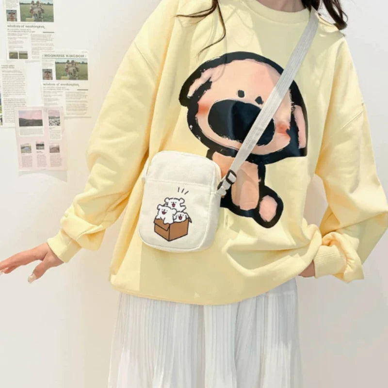Exercise Fashion Phone Storage Pouch Men Women Anime Cartoon Cute