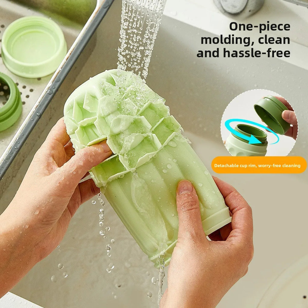 Squeeze Silicone Ice Cup Maker | Push Pop Ice Mold Drink Cup