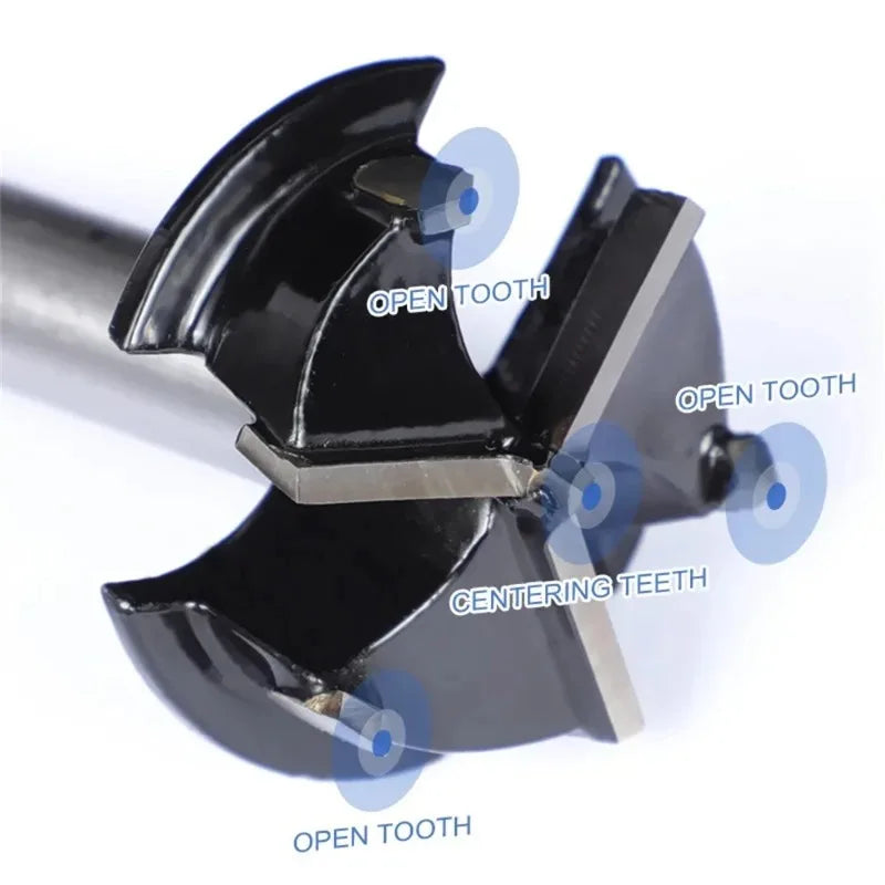35mm Carbide Forstner Drill Bit – Hinge Hole Opener for Wood