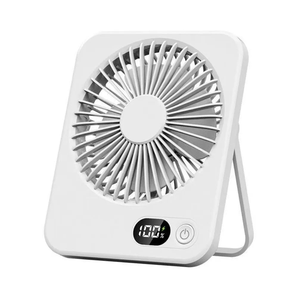 Portable USB Rechargeable Desktop Fan | 5-Speed Mini Table Fan