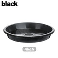 Round Shaped Plant Trays Durable Plastic Drip Heavy Duty Tray Saucers
