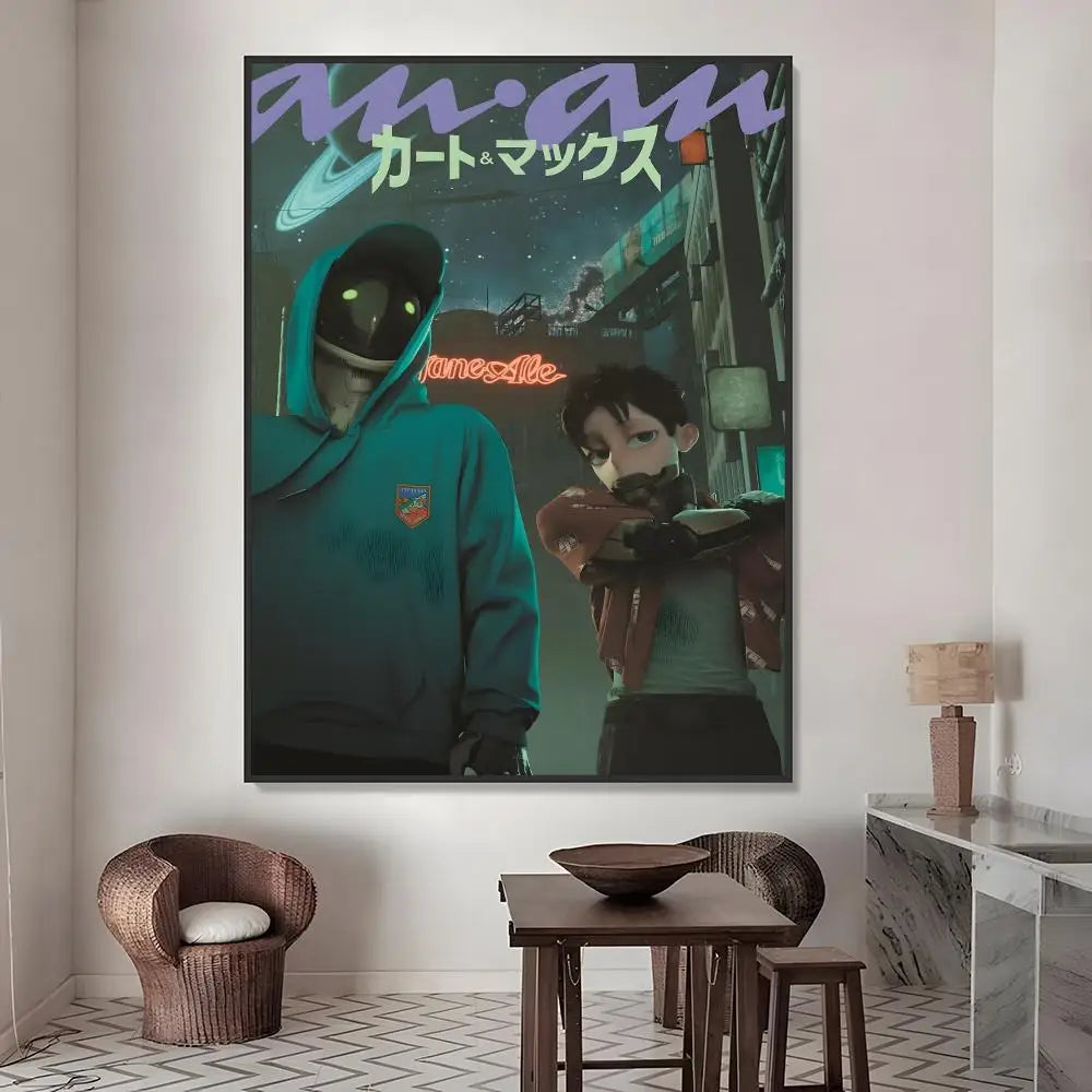 Milky Subway Anime Poster HD Waterproof Wall Sticker | Décor