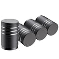 4-Pack Aluminum Valve Stem Caps – Car, Motorcycle & Bike